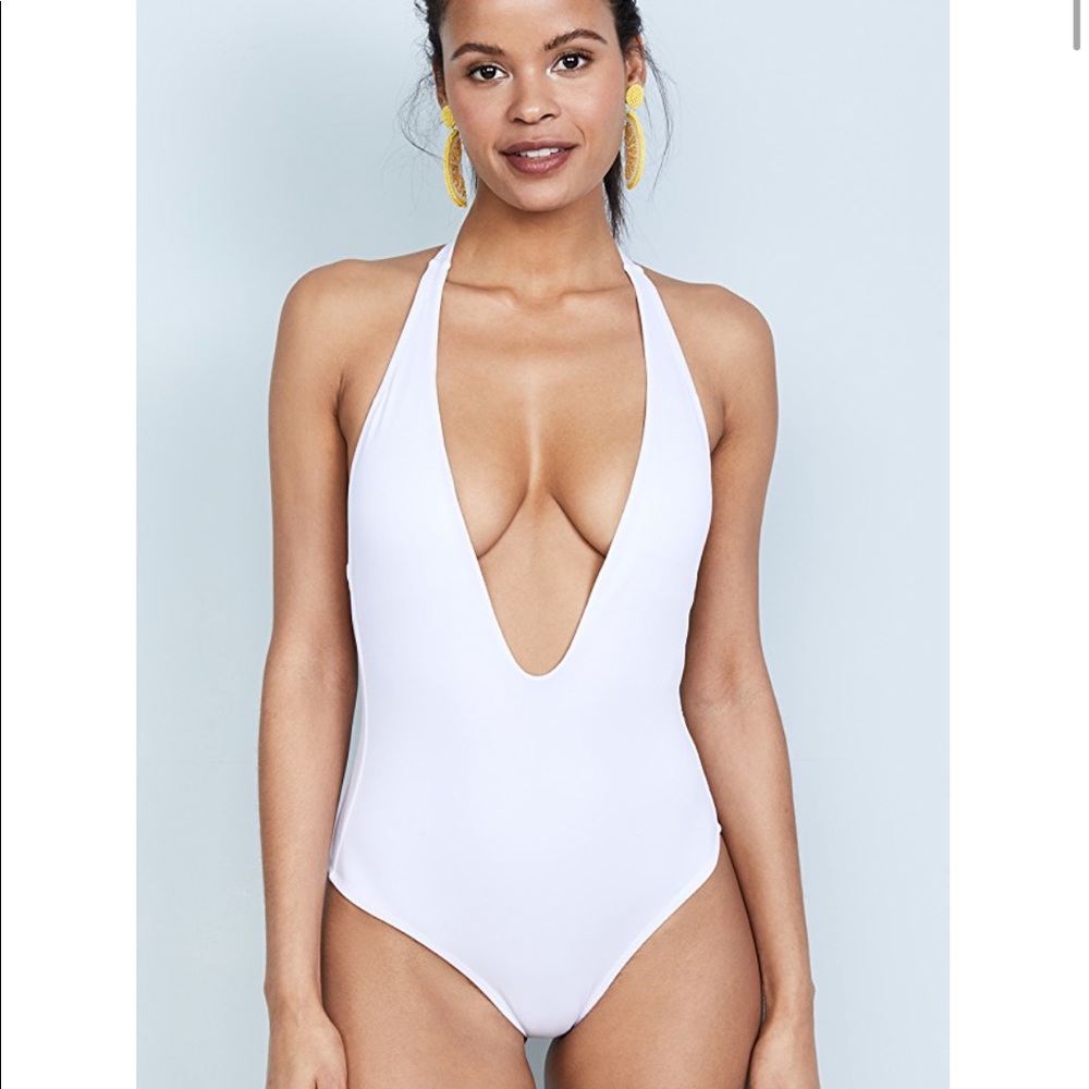 NWOT Piexoto Flamingo Deep V One Piece xs